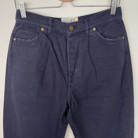 Free People x Sandrine Rose High Rise Wide Leg Jeans Button Fly French Worker 29 - Picture 3 of 10